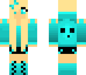 blue slime girl