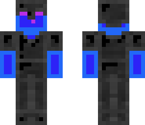 black armored blue slime