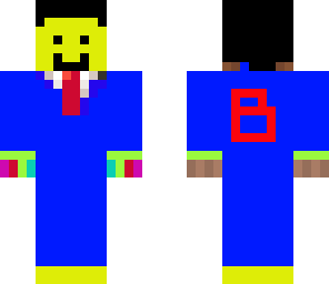 me blue suit