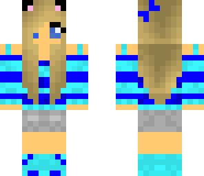 blue girl