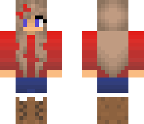 red gamer girl 