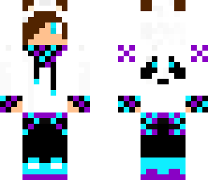blue panda kid