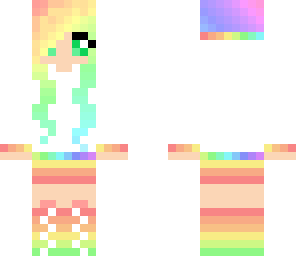rainbow girl