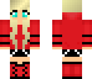 red hoodie girl