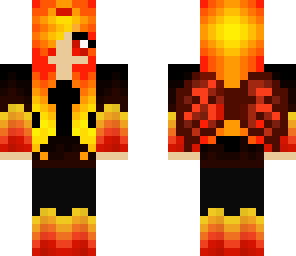 fire butterfly girl