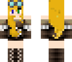 blonde steam punk girl