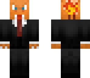 charizard in a suit