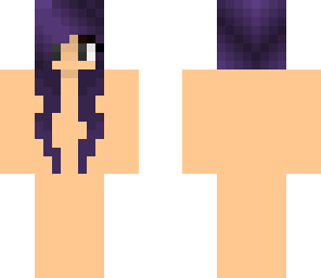 dark purple hair girl base