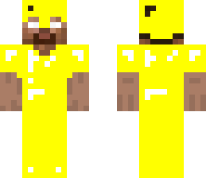 Newer And Better Version Of Gold Armor Herobrine | Minecraft Skin