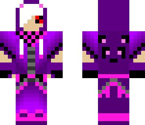 purple emo panda boy