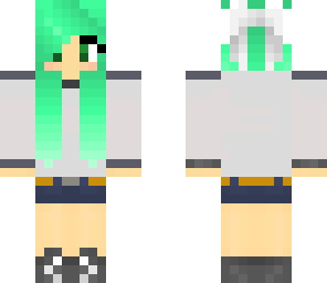 pretty mint girl