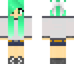 pretty mint girl edit