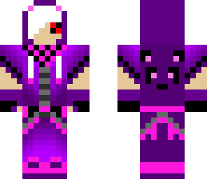 purple emo panda boy