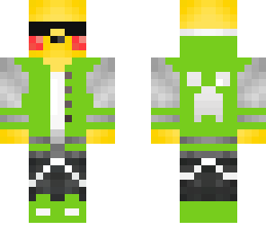swag pikachu green