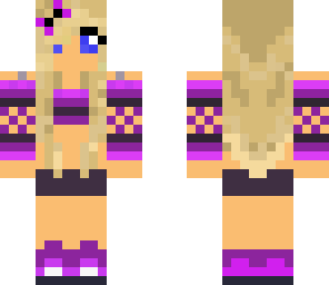 cute purple girl
