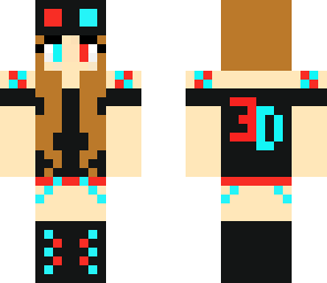 3d movie girl