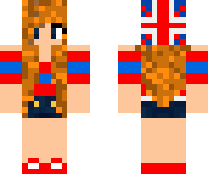 orange haired britsh girl