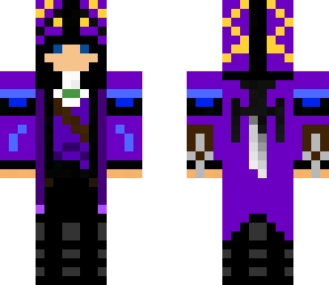 elven assassin's robes-purple