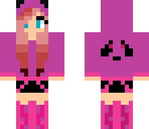purple panda girl