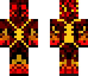 fiery nether warrior demon