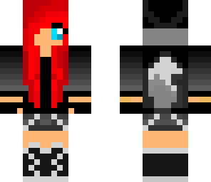 wolf girl red