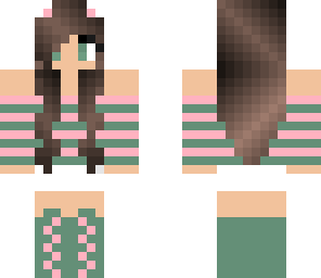pink and green panda gurl