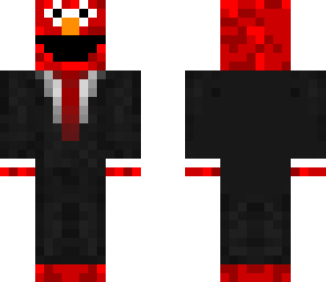 elmo in a suit