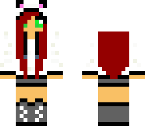 red head panda girl