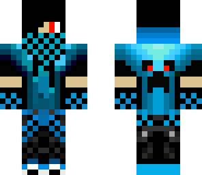 emo blue kid