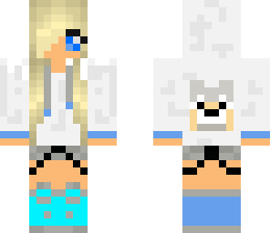 blue shoes