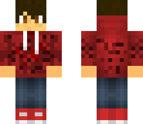 red hoodie