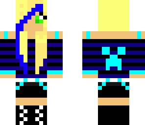 blue creeper girl