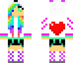 rainbow girl