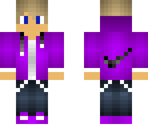 purple nike guy
