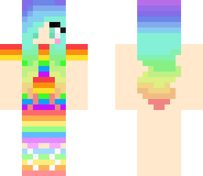 rainbow buaty girl