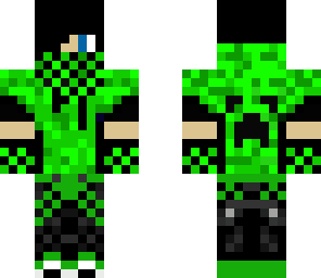 green hoodie