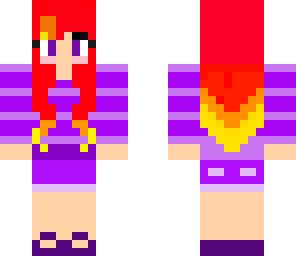 lava haired girl