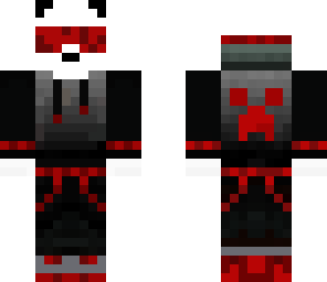 panda with red hoody