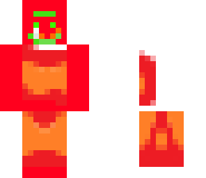 red green and orange man
