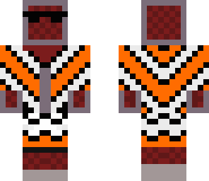 blockman orange short sleeved