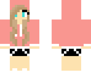 pink hoodie girl