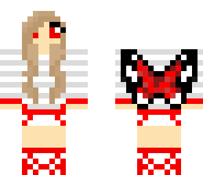 red butterfly girl