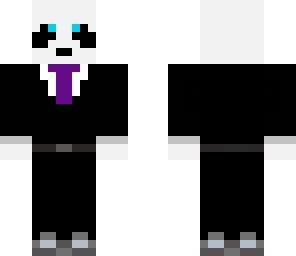 panda in a suit