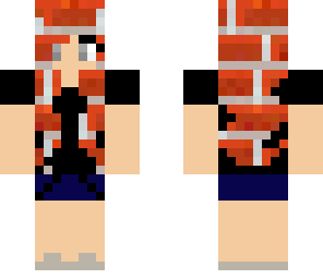 brick girl wiht clothes