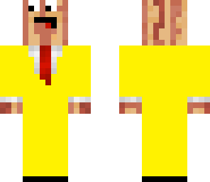 bacon with yellow suit