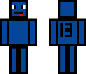 blue funny guy