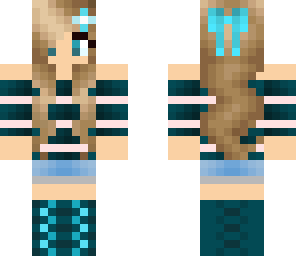 blue girl