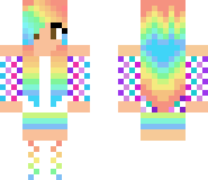 gorgeous rainbow girl