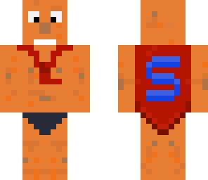 topless super weak man