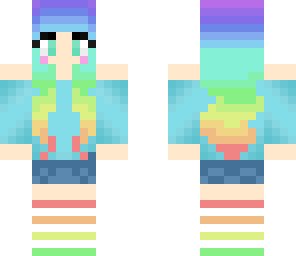 rainbow girl
